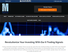 Tablet Screenshot of monstertradingsystems.com